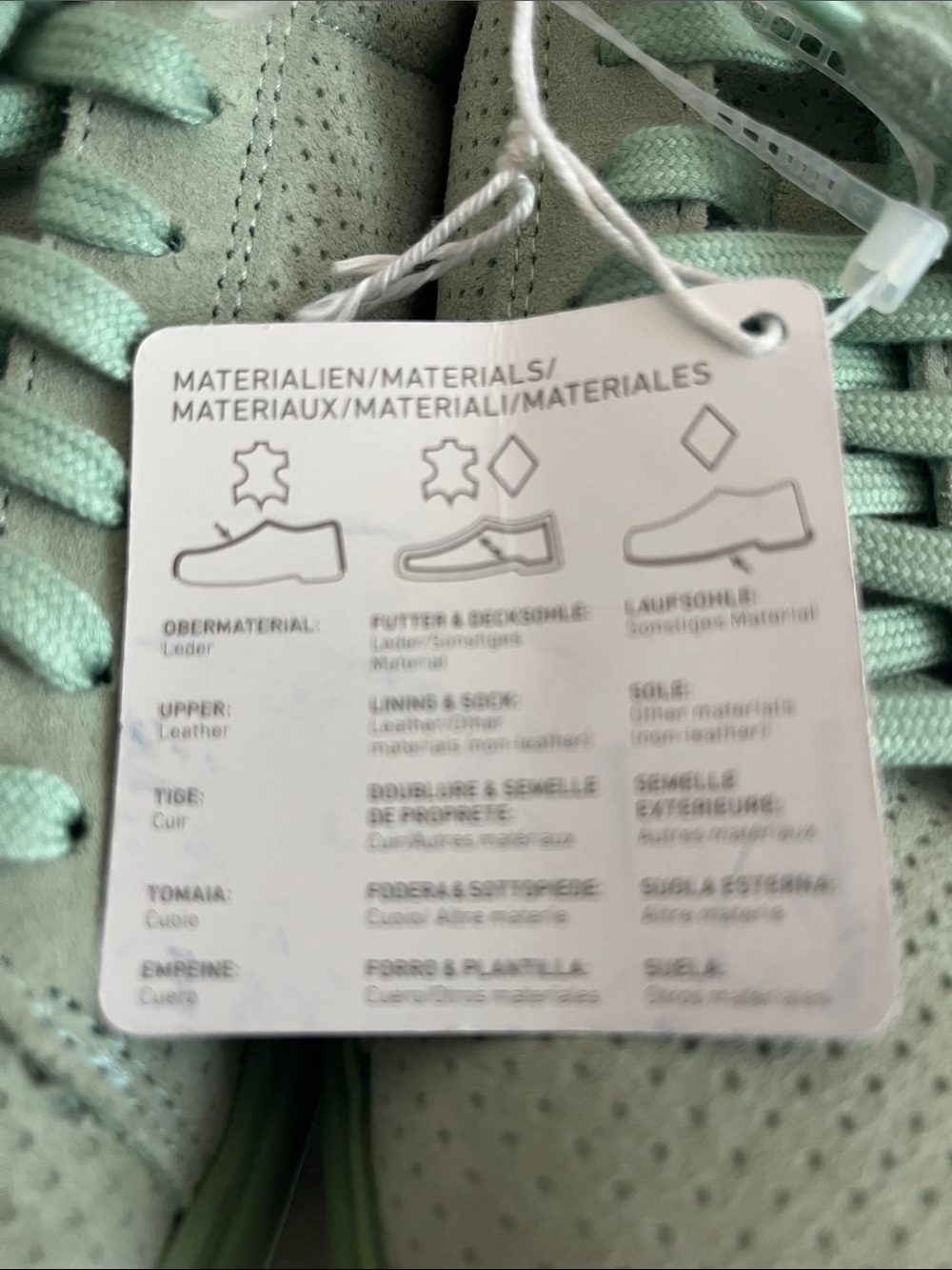 Birkenstock Mint Green Lace-Up Perforated Sneakers - Picture 3 of 17